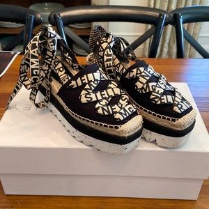 New Stella McCartney Gaia platform espadrille 7